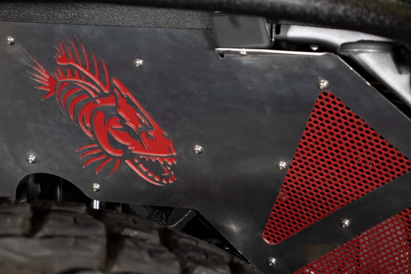 Jeep Wrangler Fenders - Front - Fishbone Offroad - Raw Aluminum Inner Fenders - Legacy Model - `18-`27